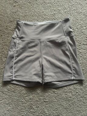 HoneyCut Athletic Shorts in Light Taupe